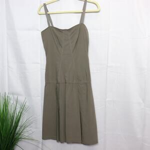 Cue Australia Gray Pleated Dress AU 8 / US 6